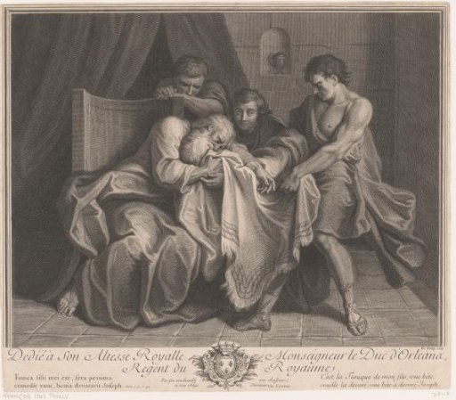 Jacob is shown the blood-stained coat of Joseph