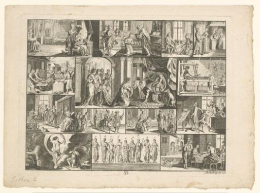 Sheet with various encyclopedic representations