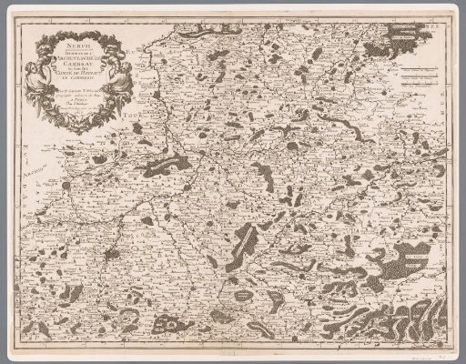Map of the ancient territory of the Nervii