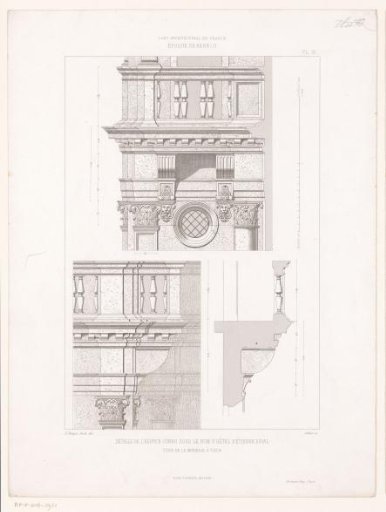 Architectural details of the Hotel de la Monnaie