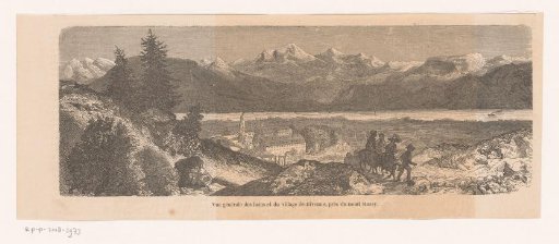 View of Divonne and the baths