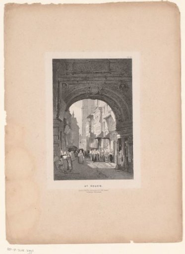 Street scene in Rouen