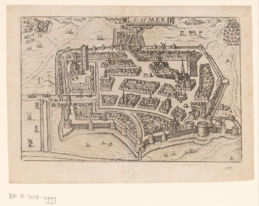 Map of Saint-Omer