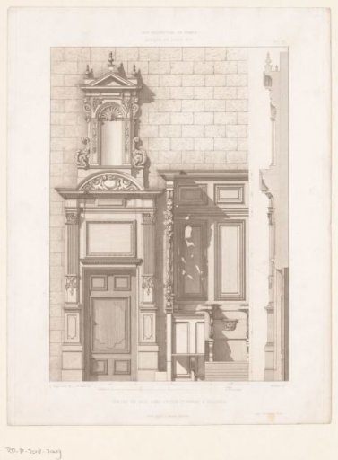 Interior details of the church Saint-Pierre-des-Cuisines in Toulouse