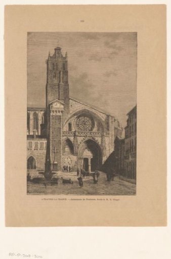 View of the cathedral of Toulouse
