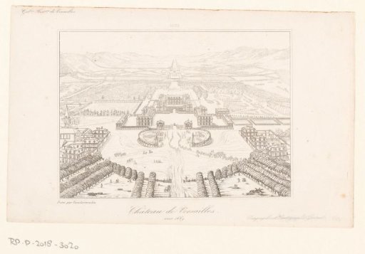 Bird's-Eye View of the Palace of Versailles