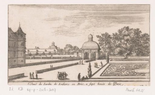 View of the Garden of Lusignan