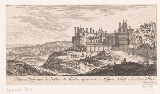 View of the castle of Meudon