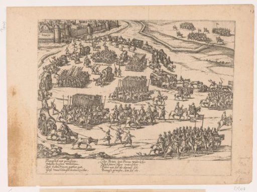 Parma leaves Paris, 1590