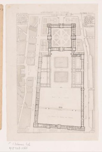 Plan of the Louvre