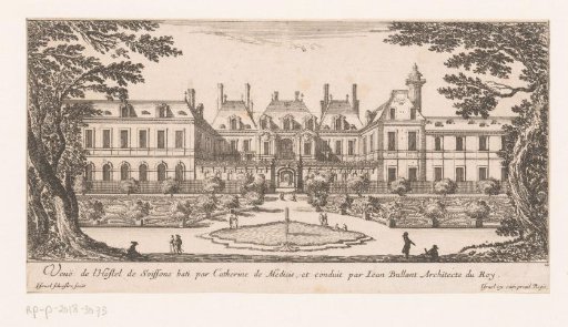 View of the Hôtel de Soissons