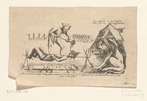 General Bertay at the spit, ca. 1787-1790