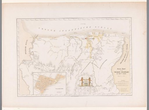 Map of Suriname