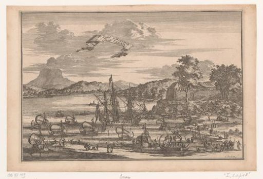 View of Castle Gulegule on Seram