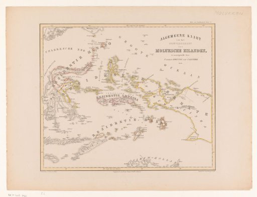 Map of the Moluccas, Celebes, Timor, and the western part of the island of New Guinea