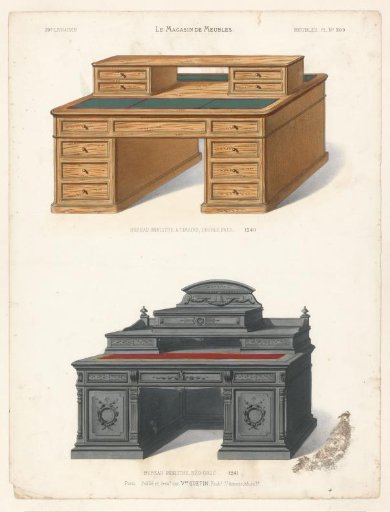 Two large desks
