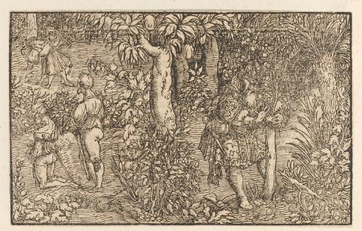 Ruler Holding a Tree Stump While People Are Executed