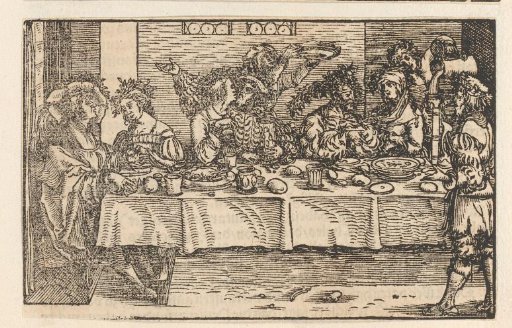 Three Couples at an Extravagant Dinner