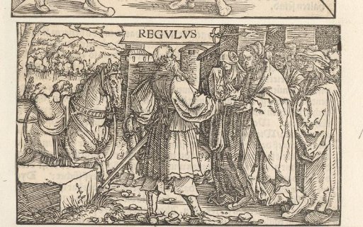 Regulus takes his leave before departing for the enemy camp