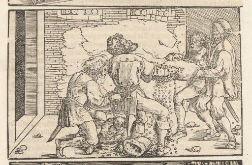 Man being robbed of his money