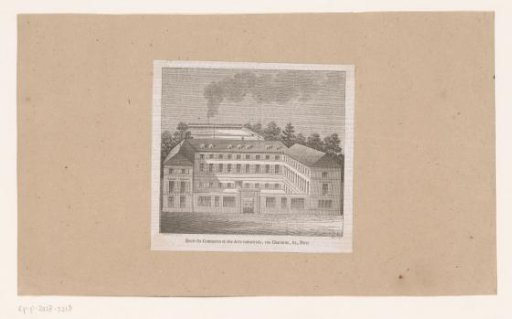 View of the Ecole du Commerce et des Arts Industriels in Paris