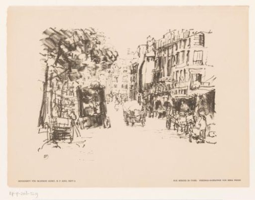 View of Rue Berger in Paris