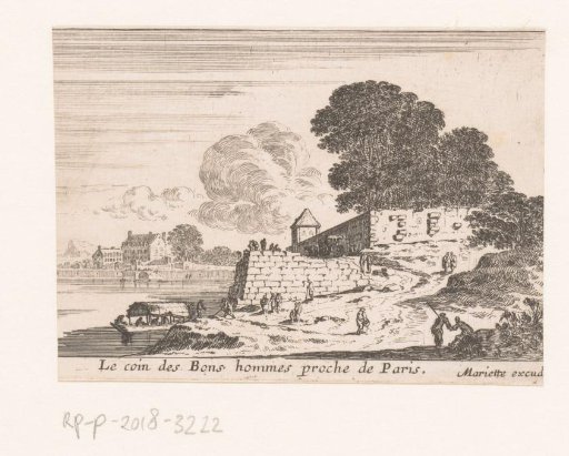 Landscape with a monastery near Paris