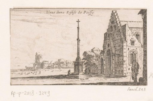 View of a church at Poissy