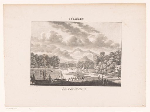 View of the river of Goa, near Makassar