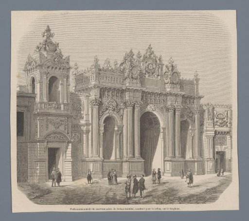 Entrance to the Dolmabahçe Palace