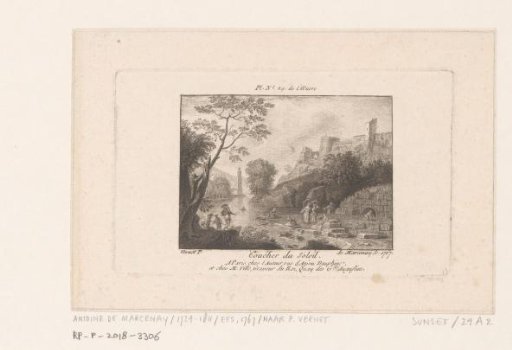 River Landscape with Washerwomen