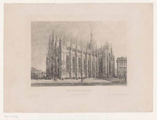 View of the Cathedral of Milan