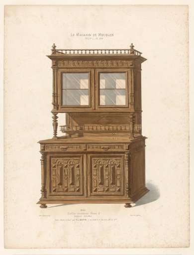 Buffet cabinet in the style of Henry II