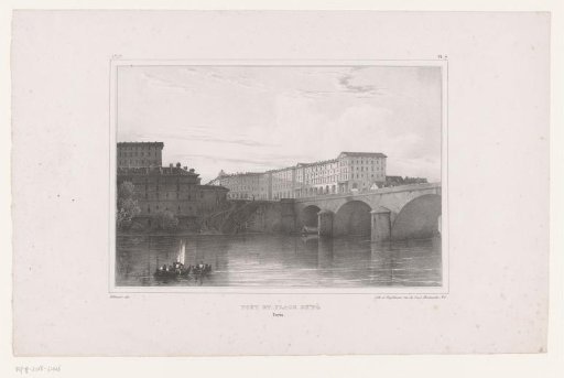 View of the Ponte Vittorio Emanuele I and Piazza Vittorio Veneto in Turin