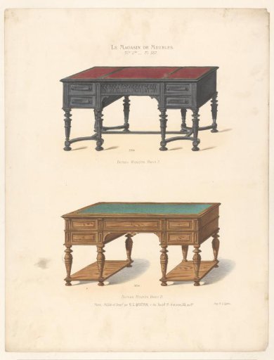 Two desks in the style of Henry II