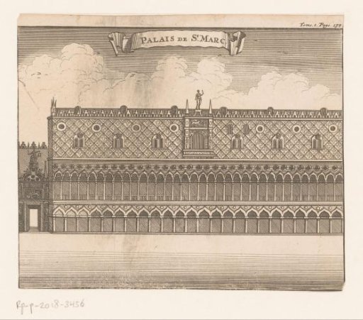 View of the Doge's Palace in Venice