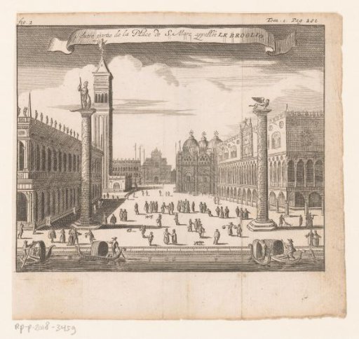 View of St. Mark's Square in Venice