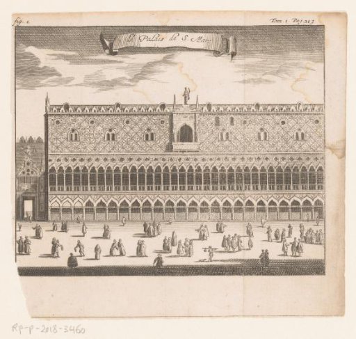 View of the Doge's Palace in Venice