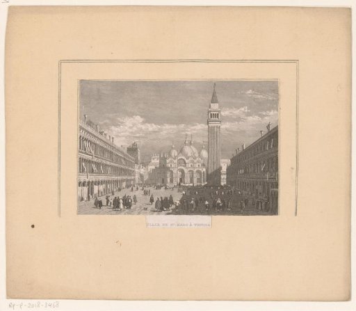 View of St. Mark's Square in Venice