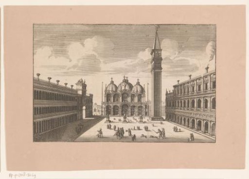 View of St. Mark's Square in Venice