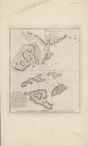 Map of Macao and surrounding islands