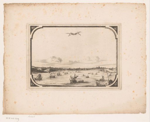 View of the harbor of Osaka
