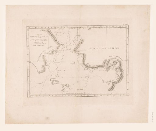 Map of the Bering Strait