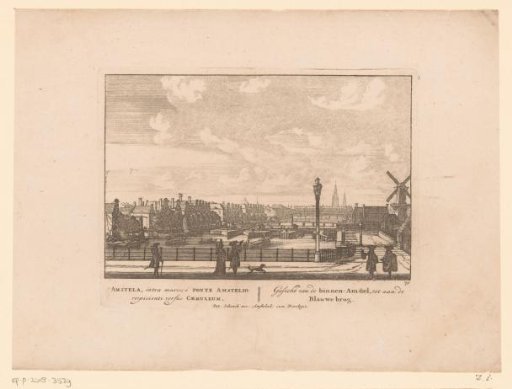 View of the Binnen-Amstel in Amsterdam