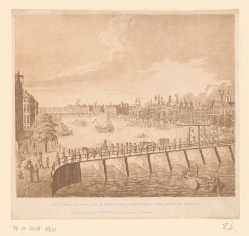 View of the Binnen-Amstel from the Blauwbrug