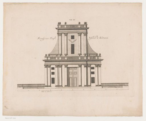 Front view of a building