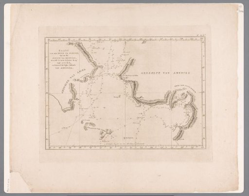 Map of the mouth of Norton Sound and the Bering Strait
