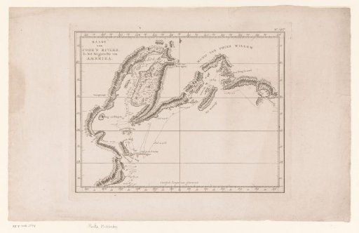 Map of Cook's River, America
