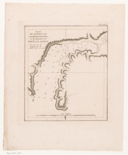 Map of the harbor of Samganoodha