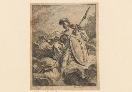 Ex libris of Marie-Geneviève-Charlotte Thiroux d'Arconville